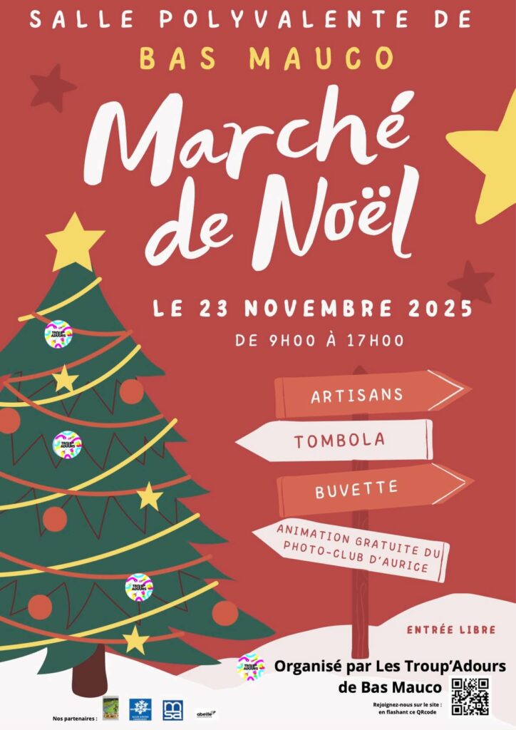Affiche-marche-de-noel-2025-724x1024 🎄 Premier Marché de Noël plein de féerie à Bas-Mauco
