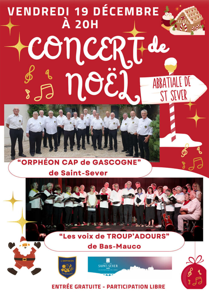 affiche-concert-noel-2025-saint-sever-728x1024 🎶 Concert de Noël avec l’Orphéon du Cap de Gascogne à l’Abbatiale de Saint-Sever